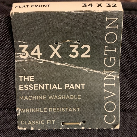 Covington Men Size 34x32 dark charcoal - Picture 6 of 7